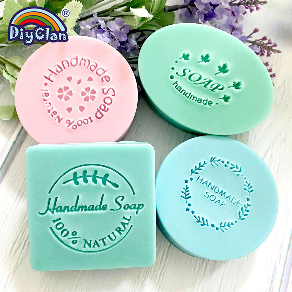

Creative Plants HANDMADE SOAP Series Soap Stamp For Soap Making Stamp DIY Handmade Crafts Transparent Resin Seal