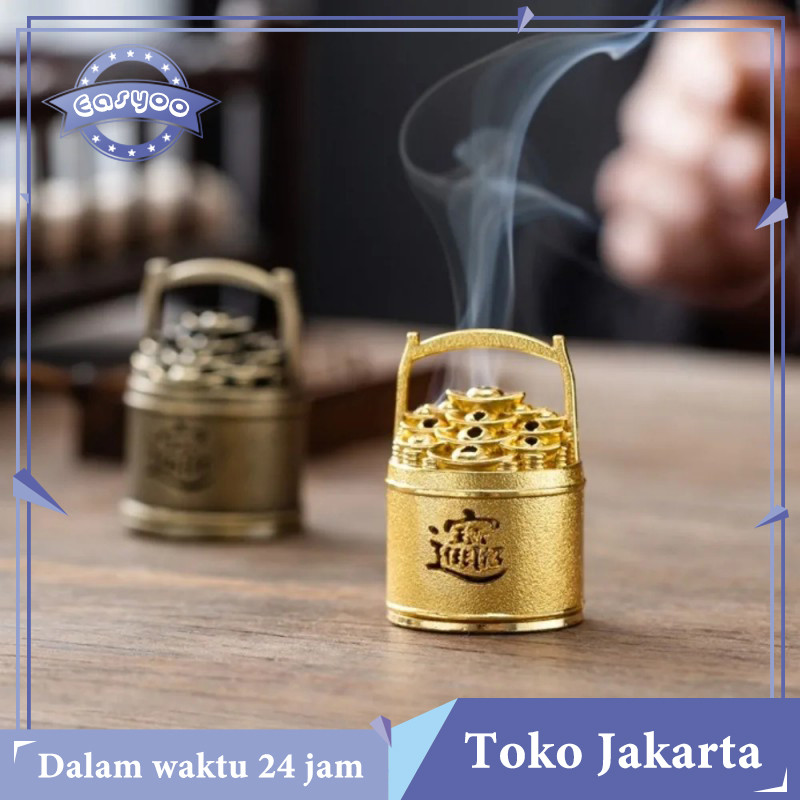 Tempat Arang Dupa Mabkharah Tempat Bakaran Dupa Tempat Dupa Bentuk Tong Emas