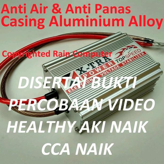 Volt Stabilizer Mobil penstabil tegangan listrik mobil Garansi 1 Tahun