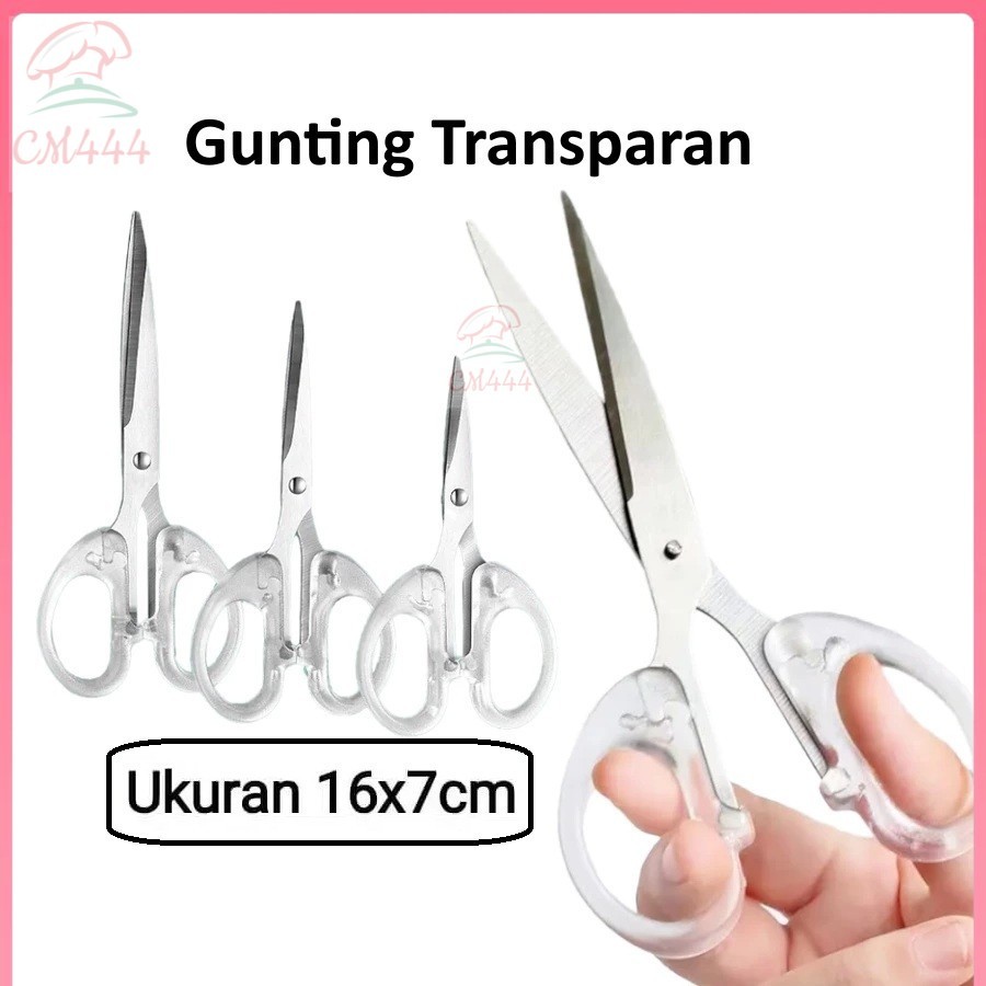

Gunting Kertas Bening Transparan Multifungsi Tajam