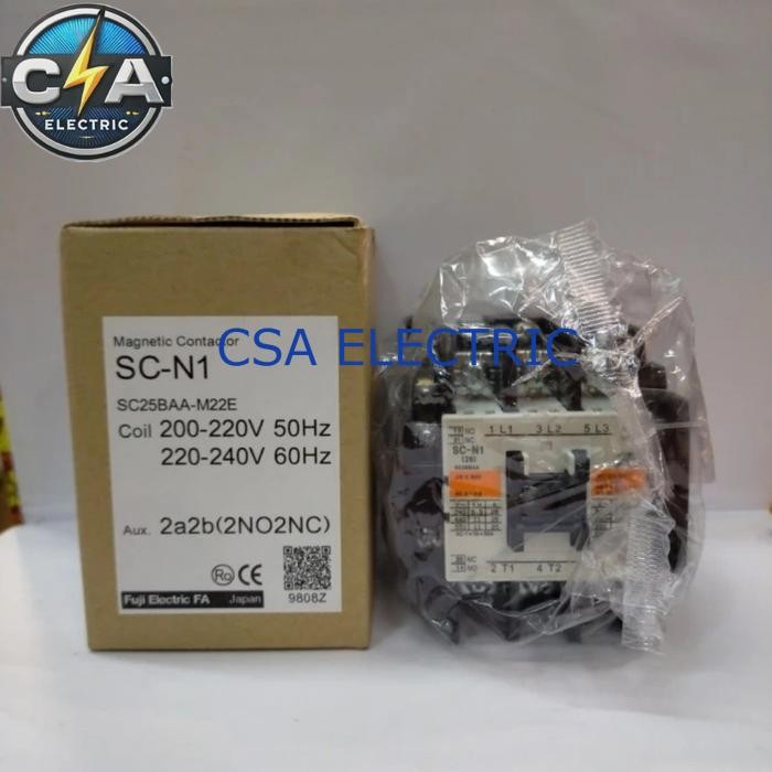 KONTAKTOR FUJI SC-N1 SCN1 SCN-1 220V ORIGINAL ORIGINAL