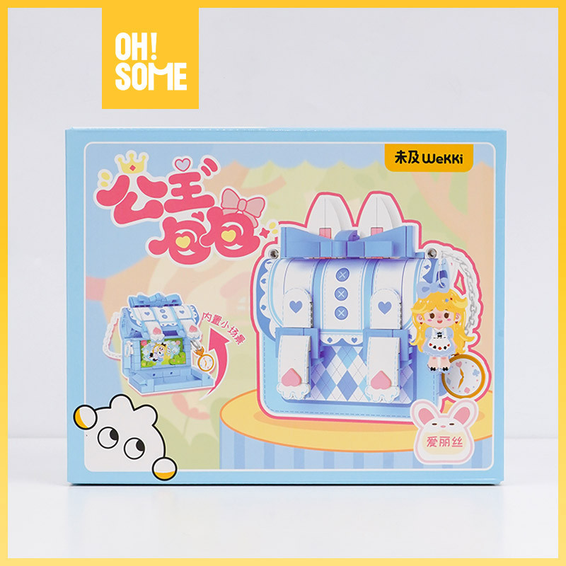 prabuaranSHOPOHSOME  Wekki Building Block Mainan Rakit Brick Blok Susun 3D DIY Cute Disney Bag Serie
