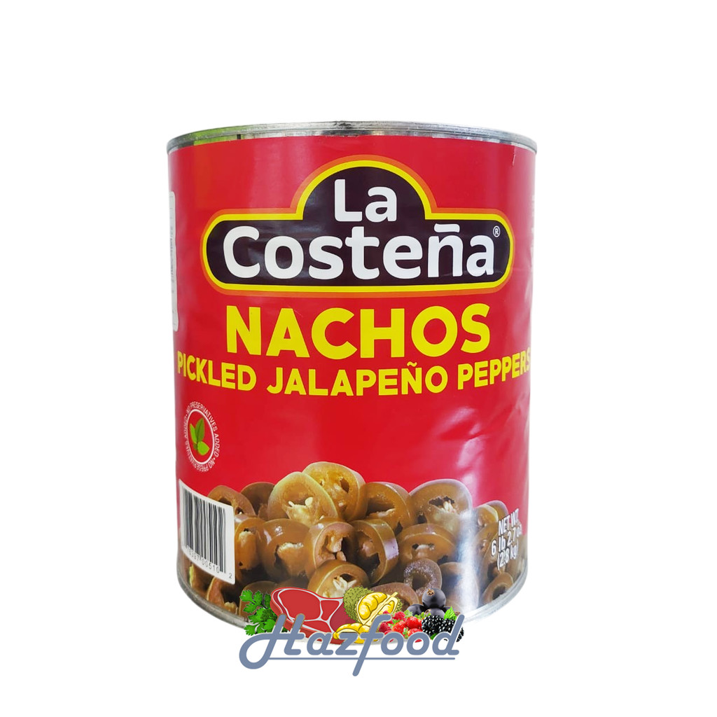 

La Costena Nachos Pickled Jalapeno Slices 2.8 kg / Jalapeno Pappers