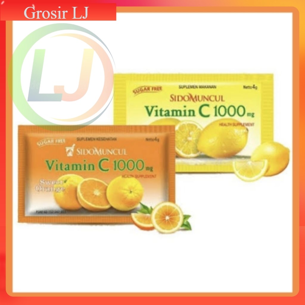 

Vit C1000 Sachet 1 pak isi 6 | Vit C1000 Sidomuncul 1box isi 6sachet