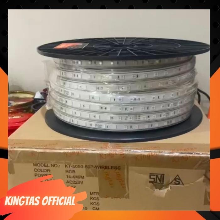 Led Strip RGB IP67 220V 60LED Kingtas 5050 LED STRIP RGB IP67 220V 60LED 50METER