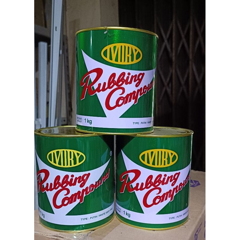 IVORY RUBBING COMPOUND 1KG /HALUS / Compound MOBIL RUBBING terlaris