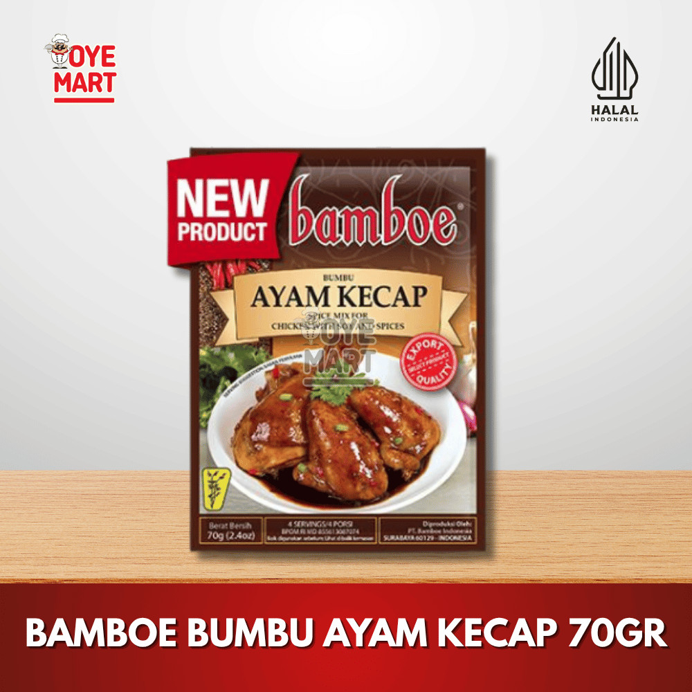 

BAMBOE BUMBU AYAM KECAP INSTAN 70GR / BUMBU MASAK INSTAN