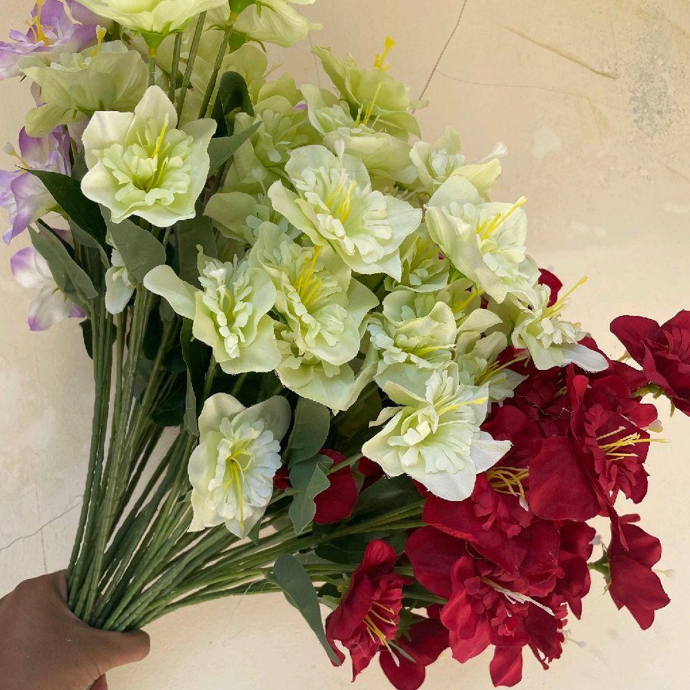 bunga anggrek orkid lusinan atau 12 tangkai Plastik