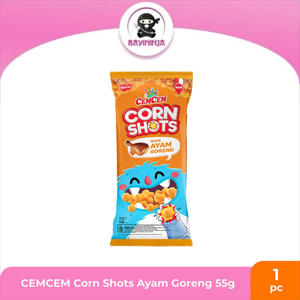 

Cemcem Corn Shots Ayam Goreng 55g