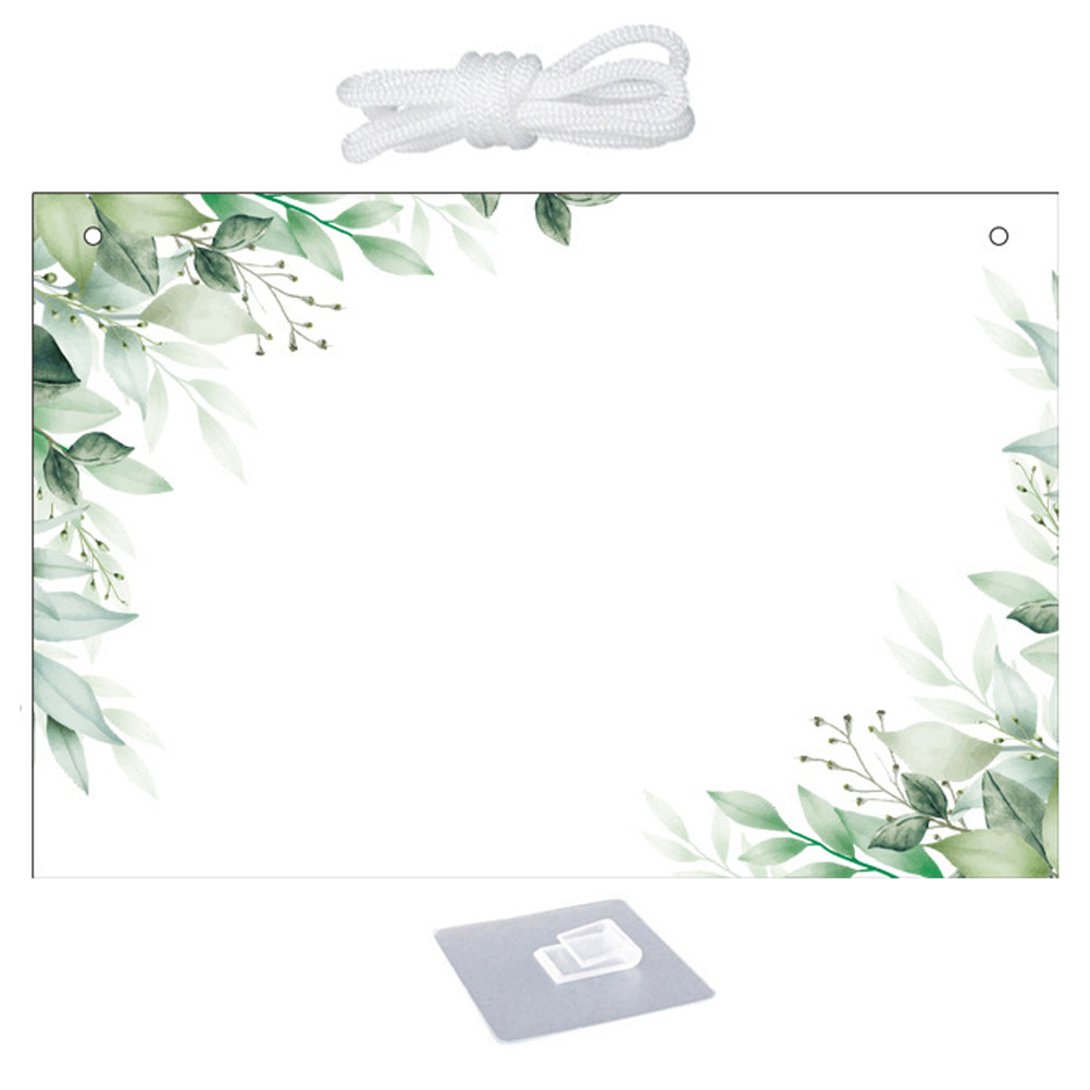 

Hanging Acrylic Board Blank Writing Pad Schedule Planner Dry Erase Note Message Board Whiteboard For Home Presentation Supplies