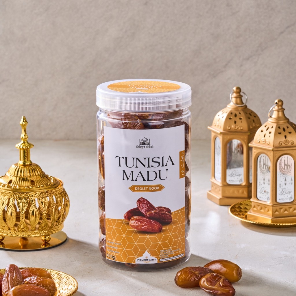 

Cahaya Mekah Kurma Tunisia Madu Premium Original High Quality 600gr Toples
