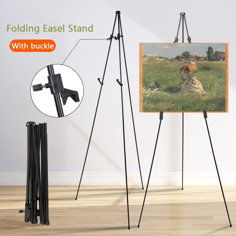 

Folding Tripod Display Easel Stand Art Drawing Easels Painting Art Easel Holder for Photo Frame Art Boards Wood Board Posters