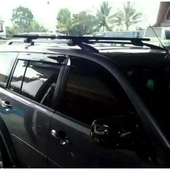 Cross Bar Kaki Rak Jepit Roof Rail Sporty Mobil