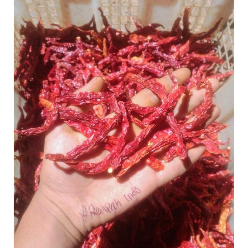 

Cabe Kriting Kering Petik Impor 1kg