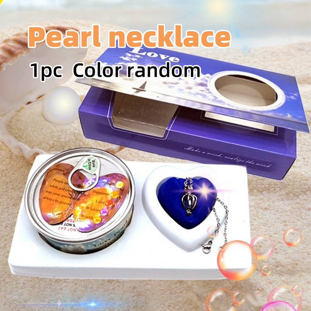 Kalung kerang  Perhiasan Natural Pearl Jewelry Elegant Kalung Mutiara Asli Box Anniversary Pearl Nec