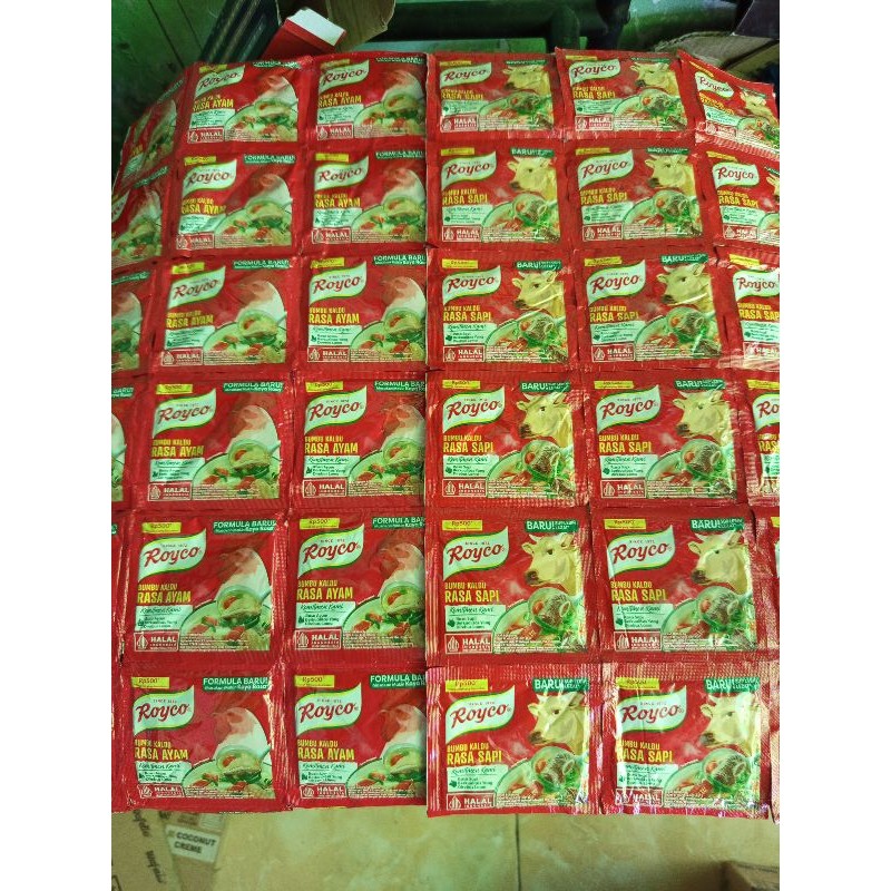 

Royco renteng isi 10 pcs (Sapi/Ayam)