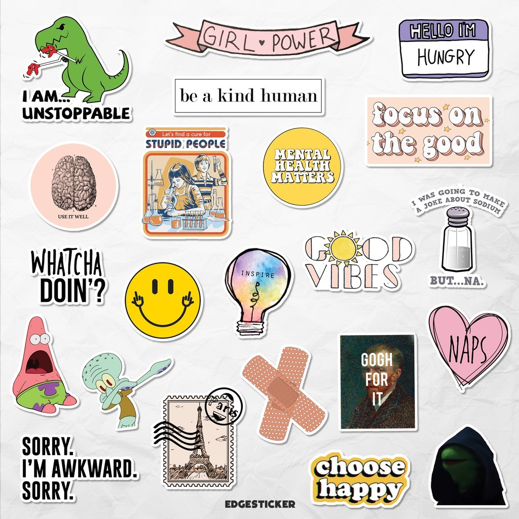 

Stiker SIGNATURE Aesthetic Sticker Tumblr Stiker Laptop