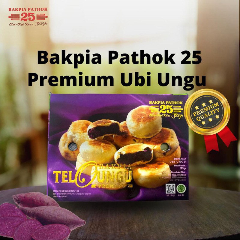 

Bakpia Pathok 25 Premium Ubi Ungu