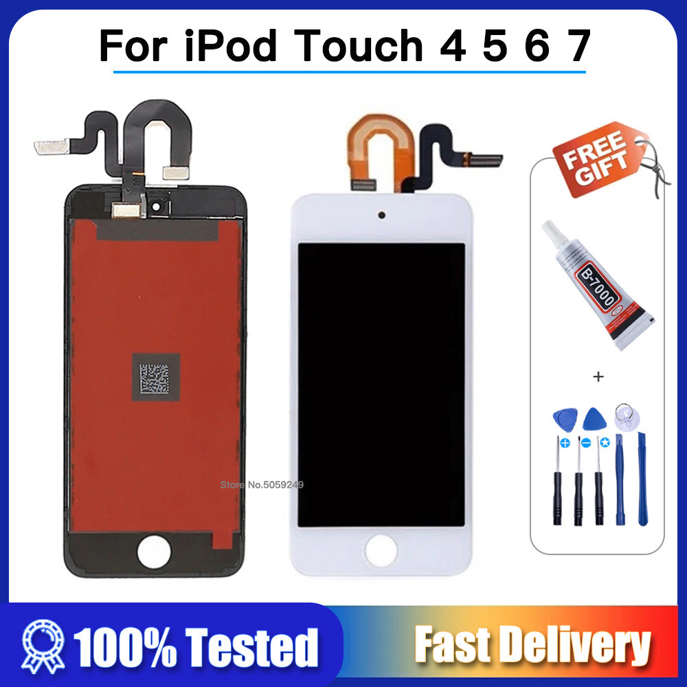 Tested for iPod Touch 7 4 5 6 6th LCD Display Touch Screen Digitizer Assembly for iPod Touch 5 5th G
