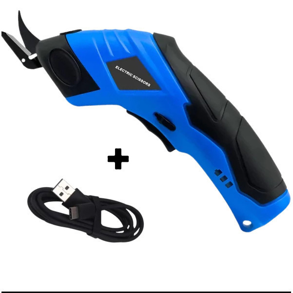 

Gunting Listrik Kain, Tanpa Kabel Pemotong Isi Ulang USB Portabel Alat Pemotong Multifungsi Gunting Listrik Kain DIY Multifungsi Untuk Karton Kain Kulit