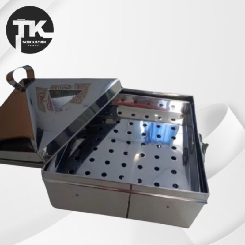 Klakat Persegi Kukusan Kue Ukuran 45 Cm Susun 1 / Kalakat Kotak Susun Sarang 1 35 / 32 & 30 Cm Stain