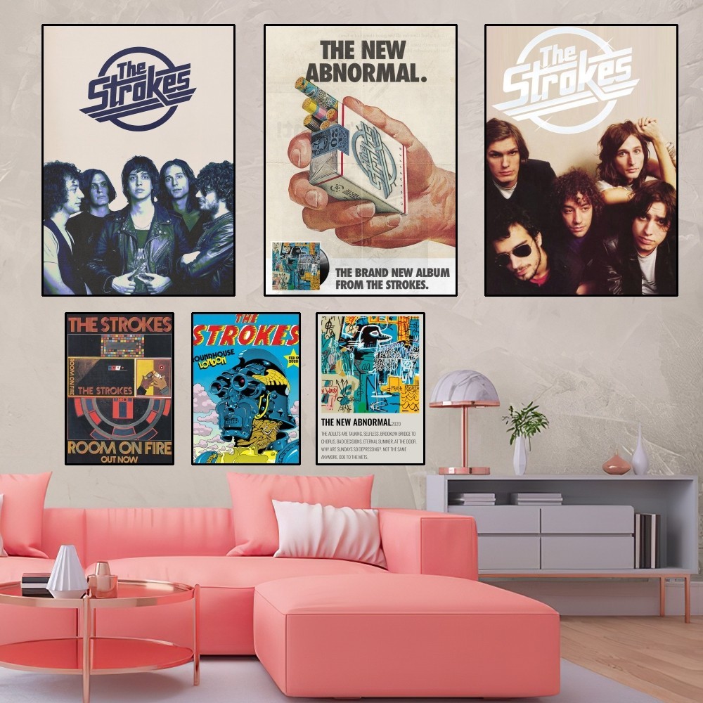 

The S-Strokes Poster Home Room Decor Livingroom Bedroom Aesthetic Art Wall Painting Stickers