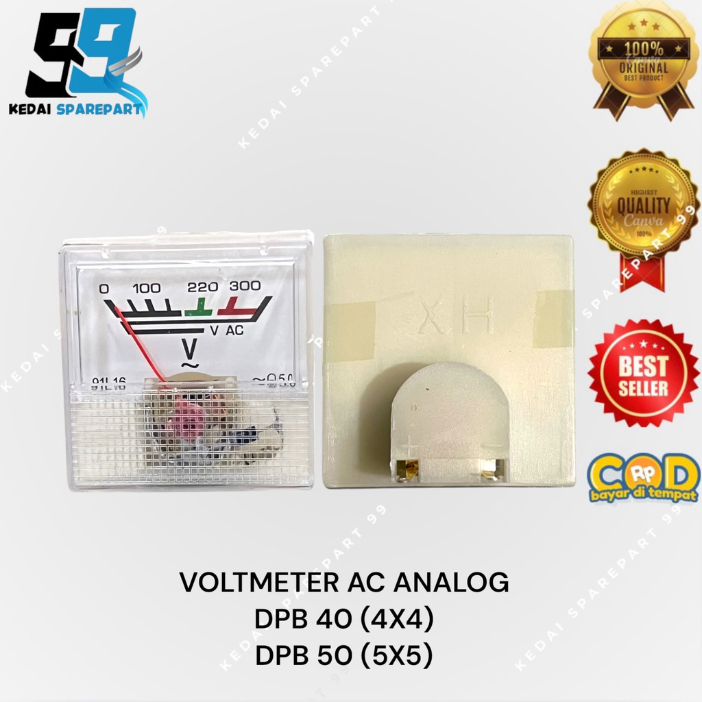 VOLTMETER  ANALOG AC DPB-40 DPB-50