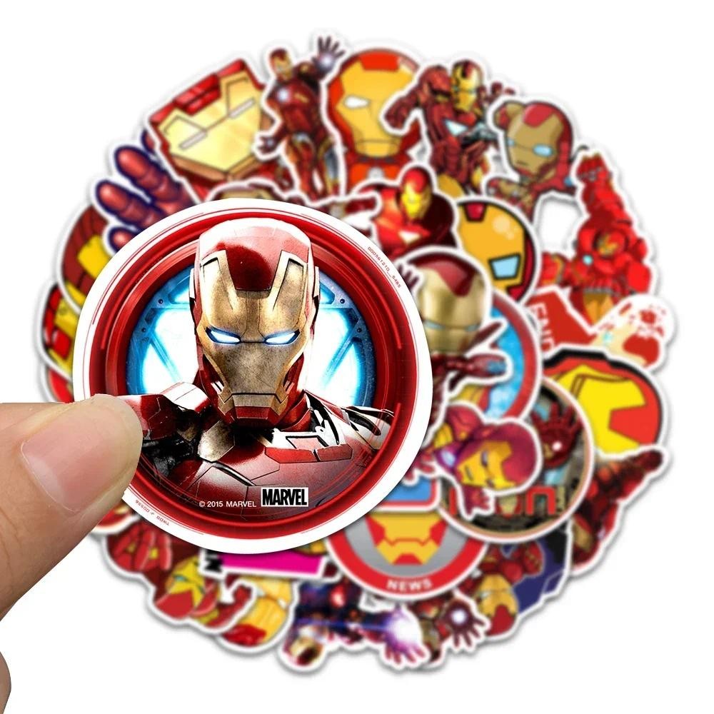 

Disney Marvel Avengers Stickers Iron Man Decals DIY Guitar Laptop Luggage Skateboard Graffiti Decals Fun for Kid Toys