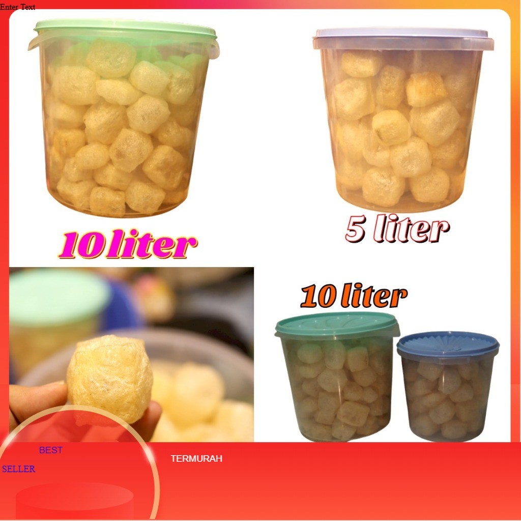 

KERUPUK KULIT SAPI 10 liter GRATIS TOPLES DOROKDOK VIRAL RAMBAK ENAK MURAH HALAL DROKDOK COD