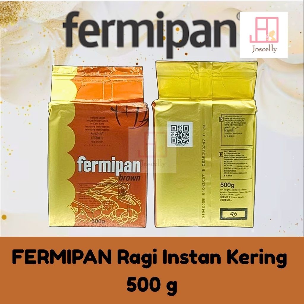 

JOSCELLY.ID FERMIPAN Brown ( Ragi Kering / Instant Yeast ) 500 gr