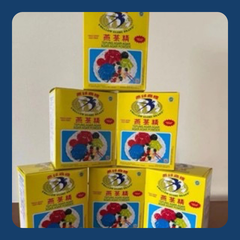 

Agar Agar Swallow Globe 1 box @isi 12 sachet