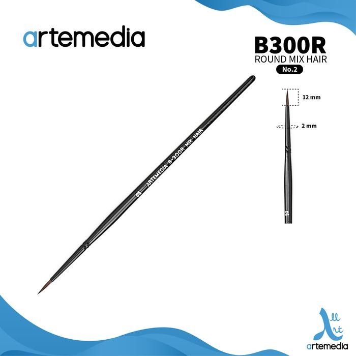 

COD KUAS ARTE B300R MIXHAIR BRUSH - NO. 2