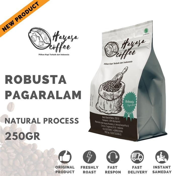 

[Promo] Kopi Hayasa Pagar Alam Robusta - 250 Gr - Biji