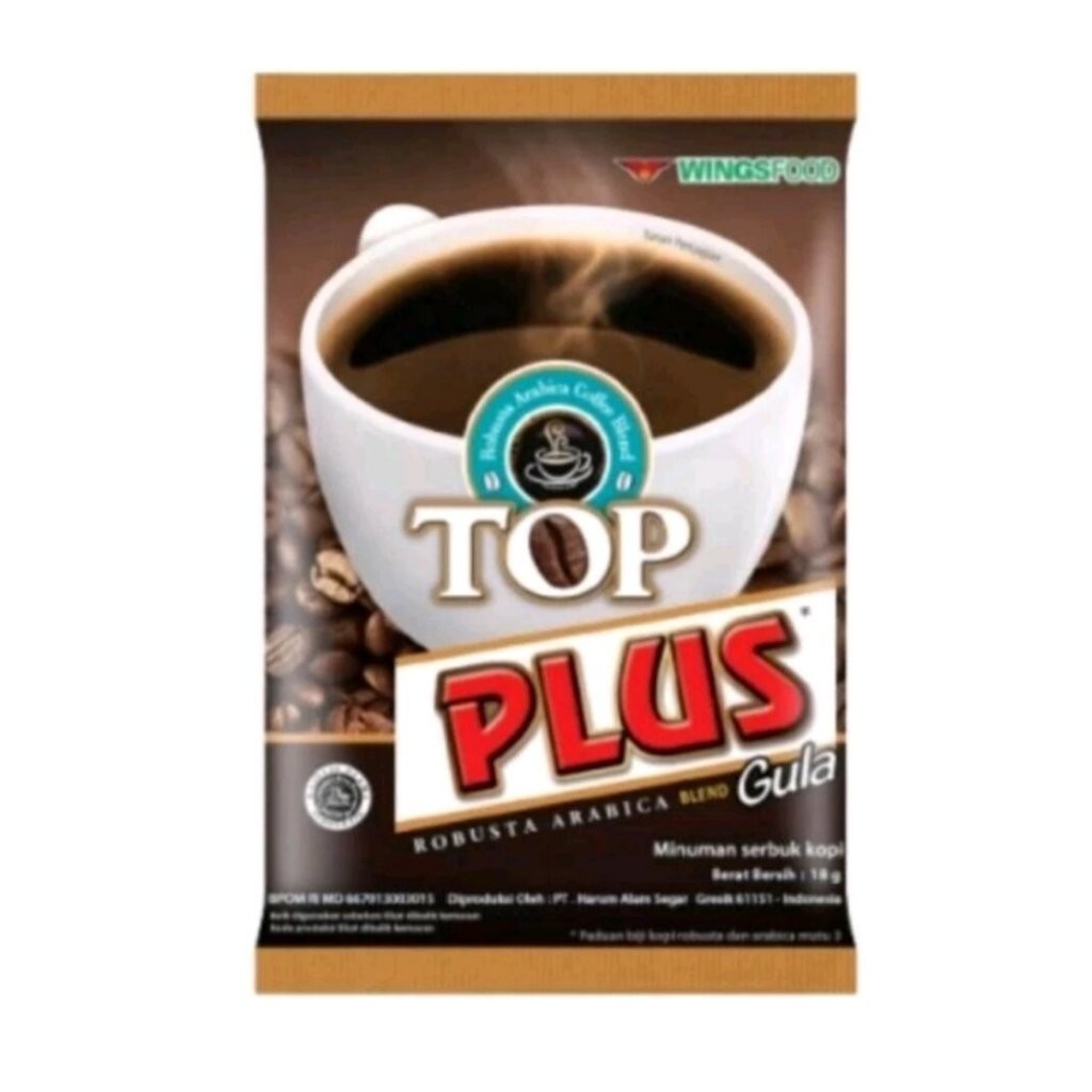 

Top Coffe Kopi Plus Gula 18gr ( 10 SACHET X 18 GR ) - ABO