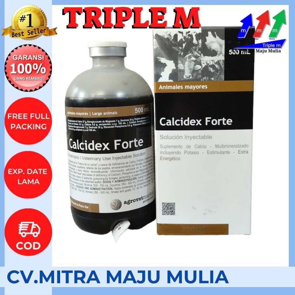 CALCIDEX FORTE 500 ML AGROVET CO