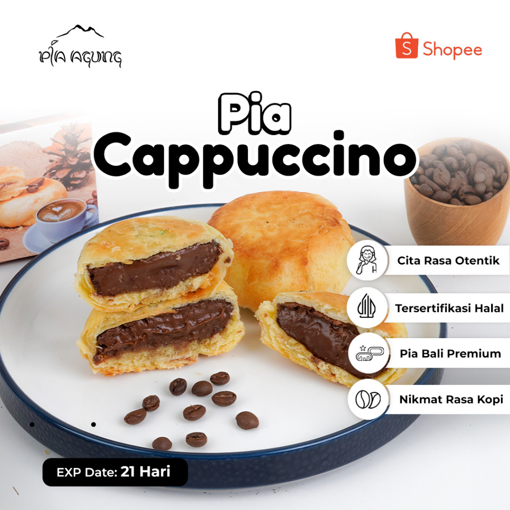

Bakpia Cappucino - Pia Agung Bali - Oleh Oleh khas Bali