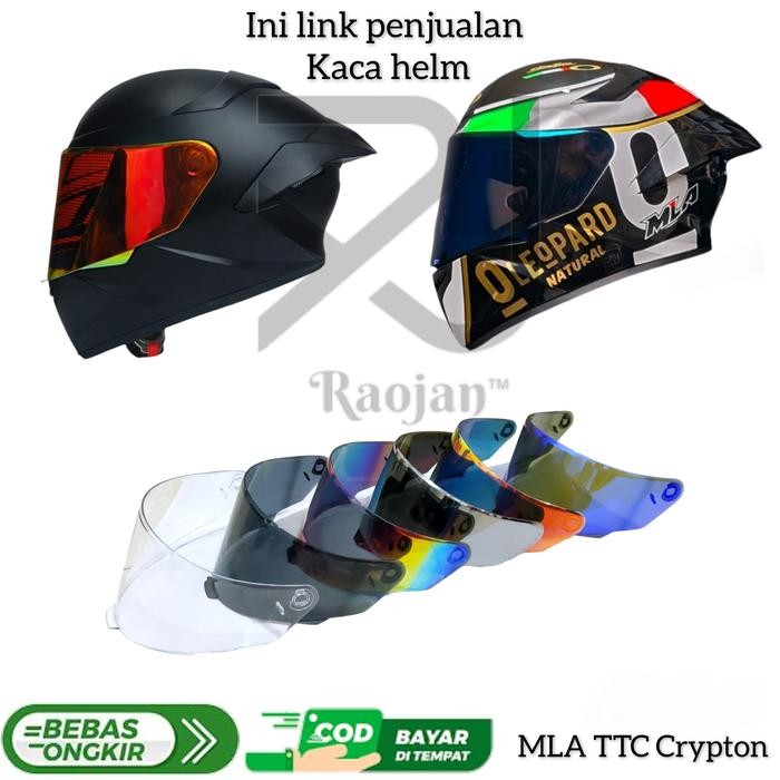 Kaca helm MLA TTC Crypton Visor helm MLA TTC Crypton