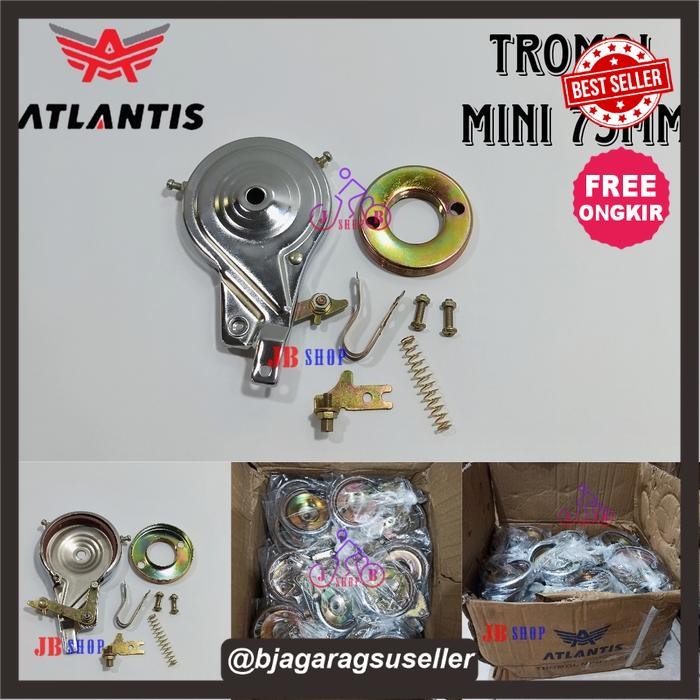 REM TROMOL TEROMOL SEPEDA ANAK MINI BMX LIPAT CITY BIKE BAND BRAKE Outdoor Pacific - ATLANTIS 75