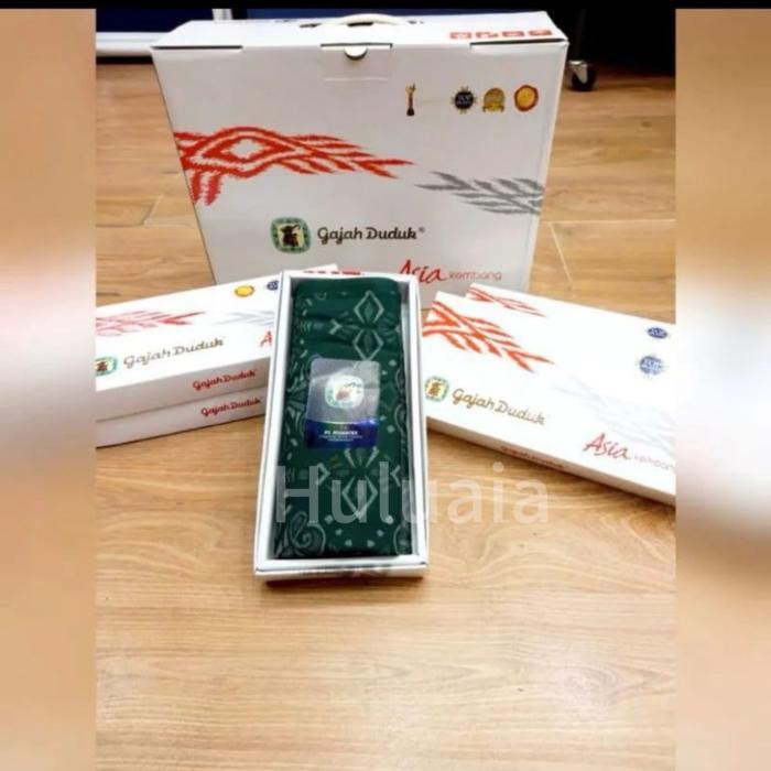 Kain Sarung Gajah duduk Asia Kembang Motif Ukuran Pria Dewasa Muslim Bahan Halus Lembut Tidak luntur