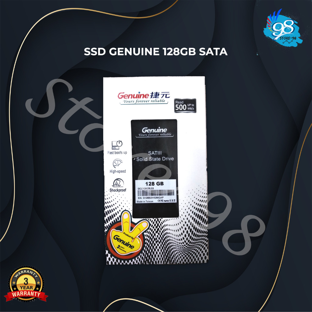 SSD Genuine 128 GB SATA 3 - SSD 128GB 2,5" SATA III termurah resmi baru