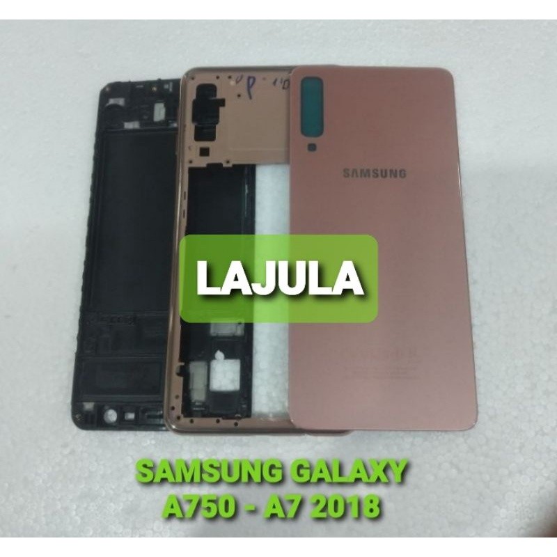 kesing housing casing full set samsung a750 - a7 2018 freme + bezel + backdoor