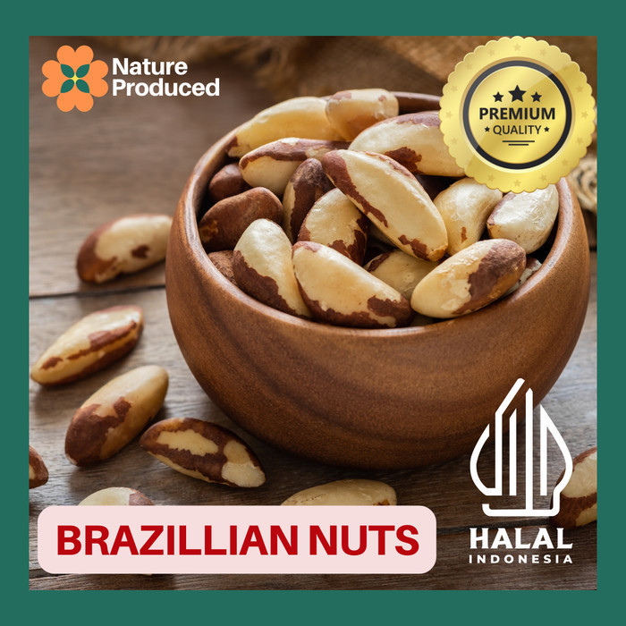 

[Nature Produced] Brazil Nut - Kacang Amazon Superfood | Vegan | Sehat | Tinggi Selenium | Natural