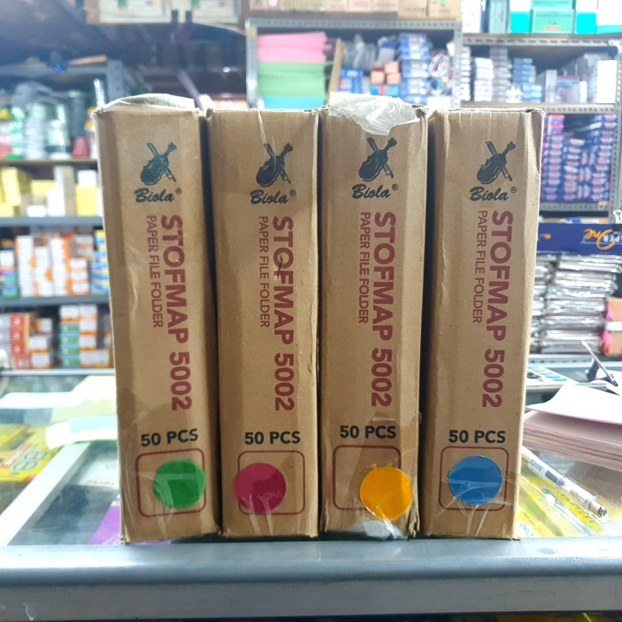 

Stopmap Biola 5002 Warna Menarik 50 Pcs