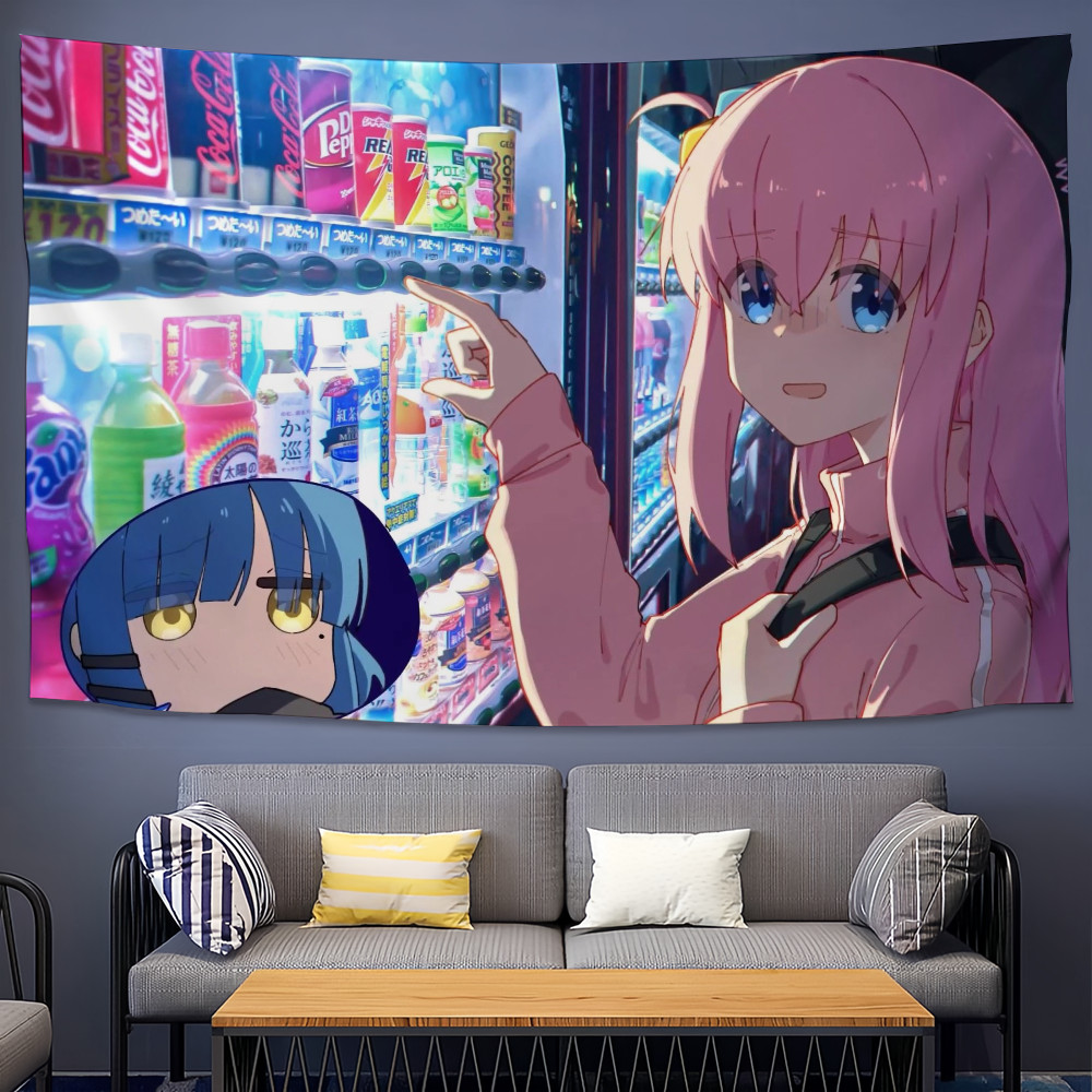 

B-Bocchi the R-Rock America Tapestry Home Decoration Bedroom Dormitory Background Cloth Holiday Party Living Room Club Cloth