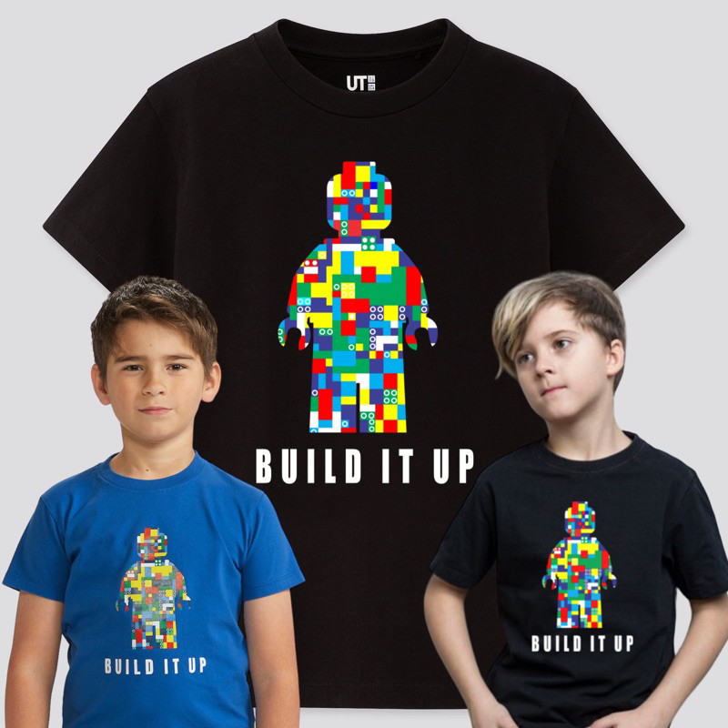 KAOS LEGO ANAK KARAKTER LEGO “BUILD IT UP”
