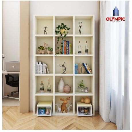 olympic premium rak buku lemari serbaguna rak susun lynel - Lynel 3X5