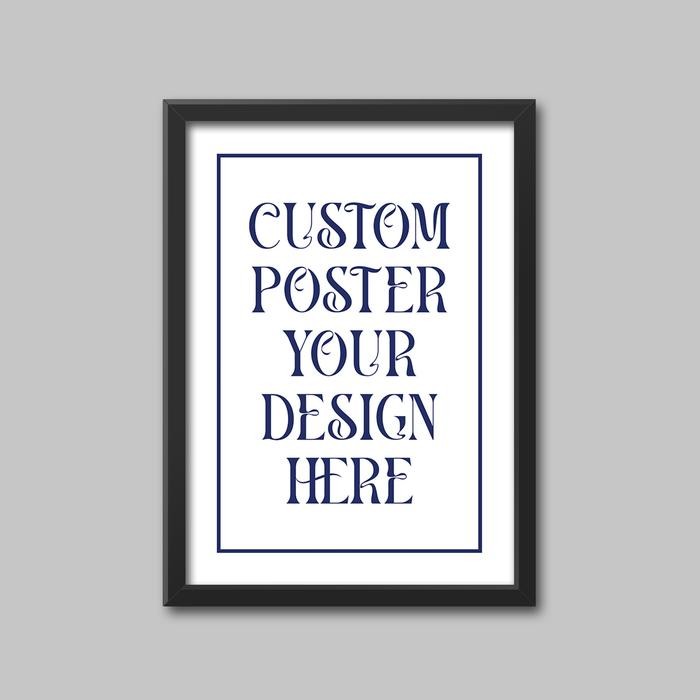 Custom Poster Dinding Wall Decor