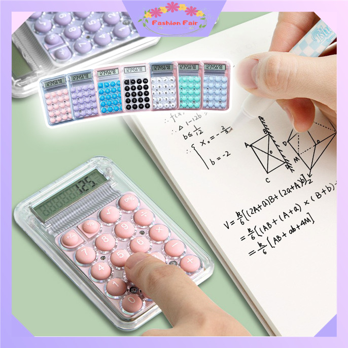 

Fashion Fair - 6626 Kalkulator Mini Warna Pastel / Portable Calculator 3D / Desain Imut Kekinian