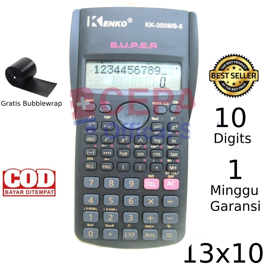 

Kalkulator Sekolah Scientific KENKO 82MS - Calculator Ujian Sin Cos Tan