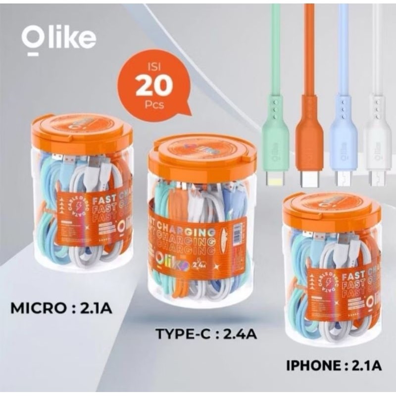 KABEL DATA OLIKE TYPE-C 1TOPLES
